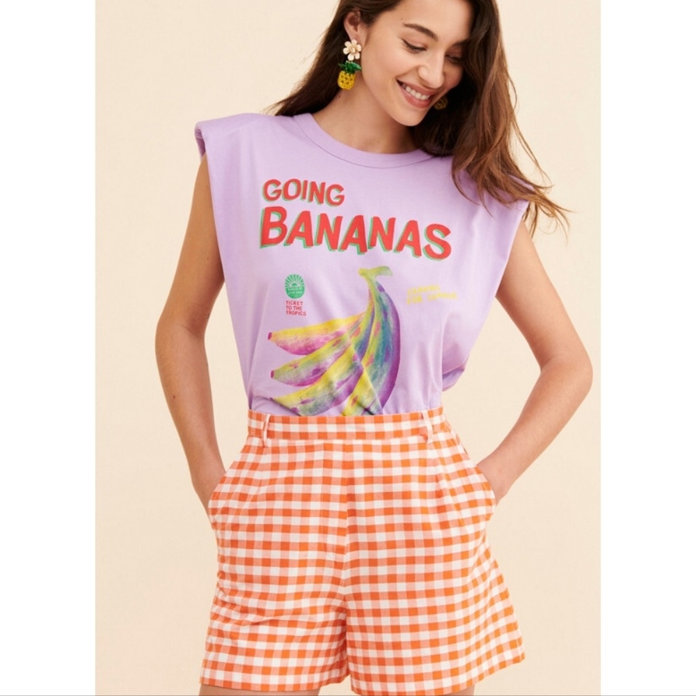Farm Rio Going Bananas Muscle Tee